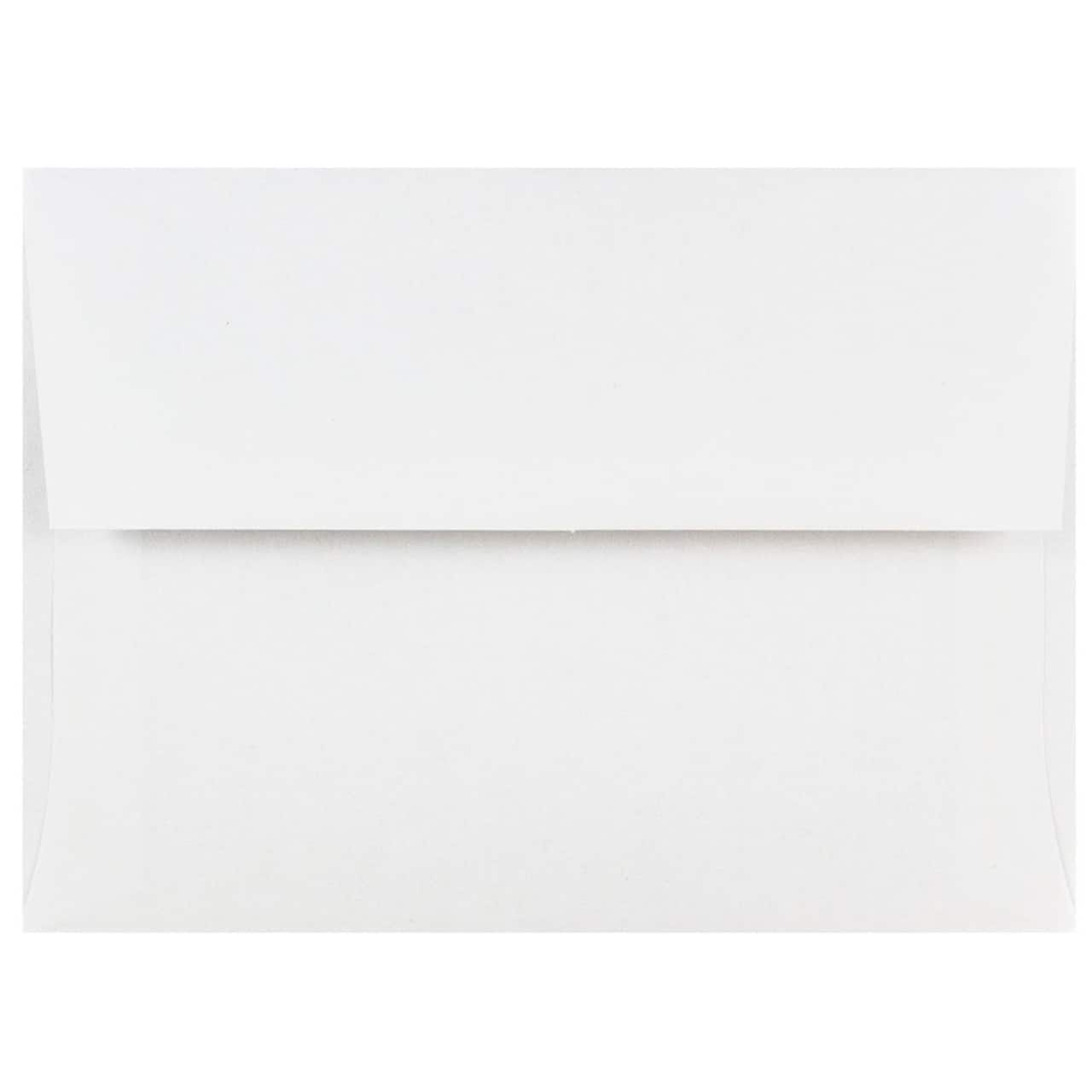 JAM Paper 4.75" x 6.5" White Invitation Envelopes